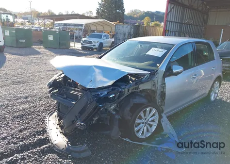 2012 Volkswagen Golf Tdi 4-Door from USA, damaged, VIN WVWNM7AJ2CW333196